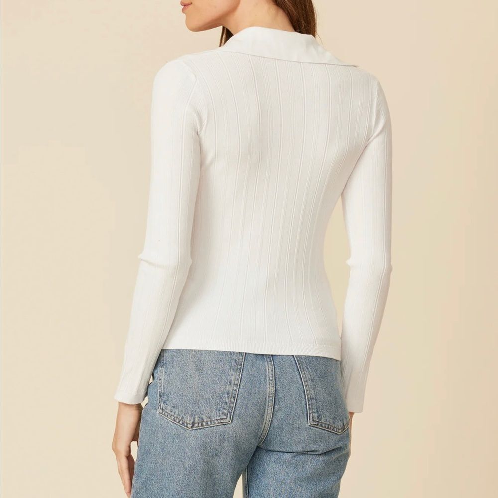 Revolve White Button Down Shirt - image 3